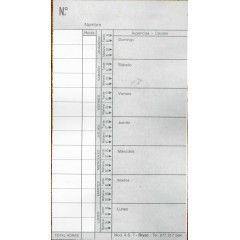 Paquete de fichas modelo AS-7