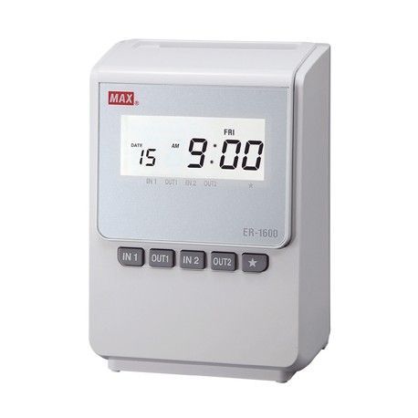Reloj registrador MAX ER 1600